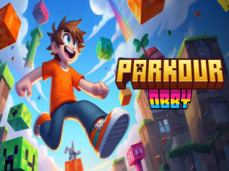 Παιχνίδι Parkour Obby σε απευθείας σύνδεση