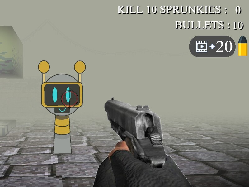 Παιχνίδι Sprunki 3D shooter σε απευθείας σύνδεση