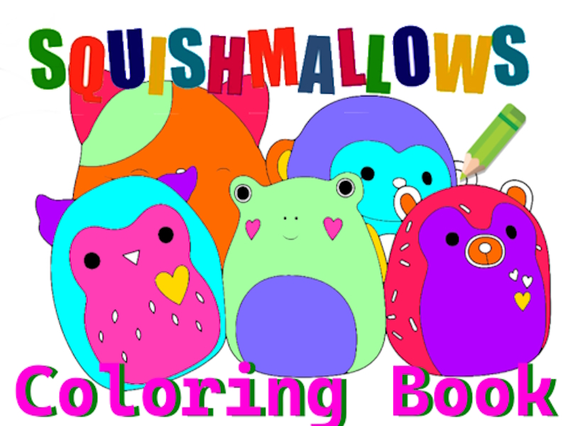 Παιχνίδι Βιβλίο χρωματισμού squishmallow σε απευθείας σύνδεση