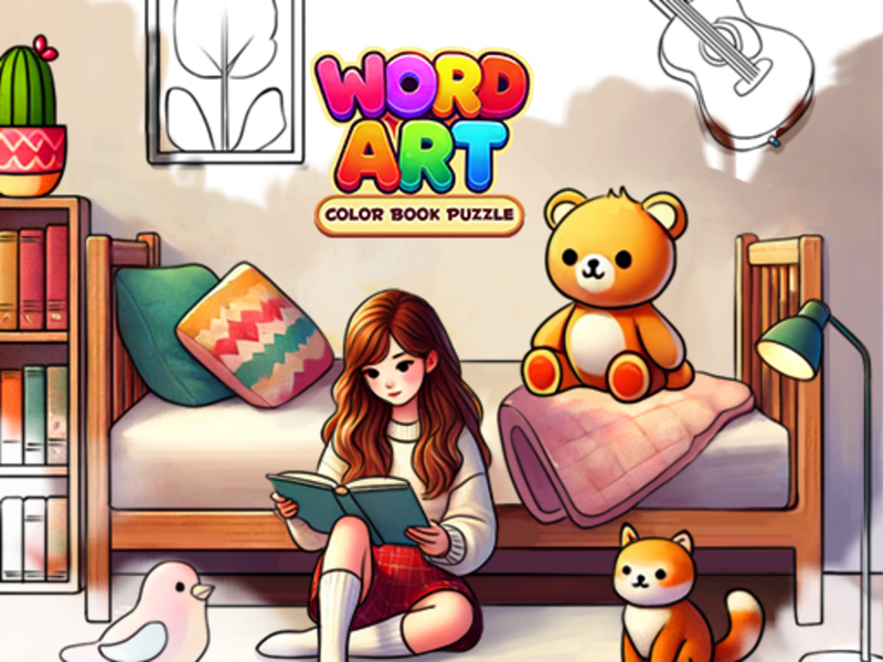 Παιχνίδι Word Art: Puzzle Color Book σε απευθείας σύνδεση