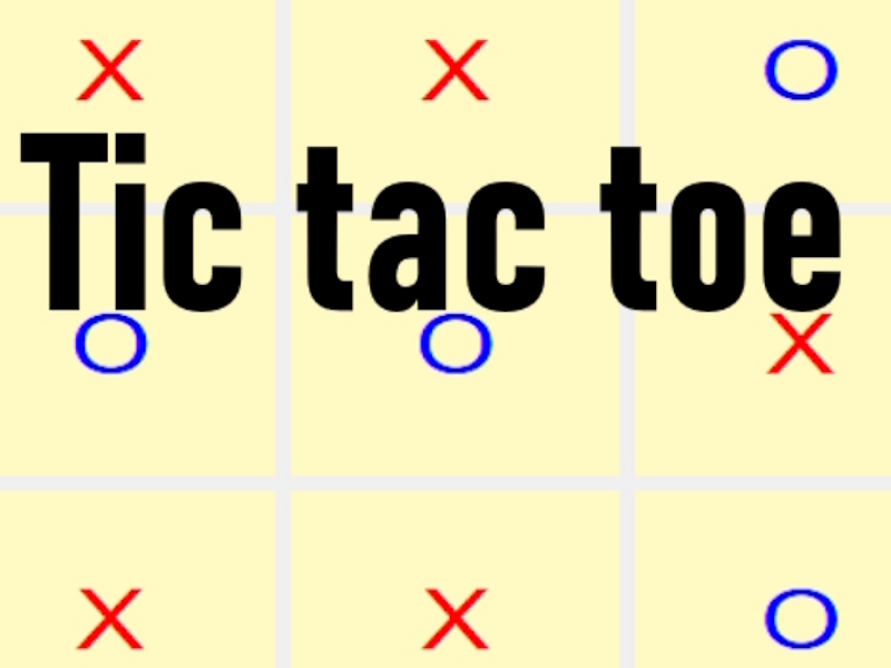 Παιχνίδι Tic tac toe σε απευθείας σύνδεση