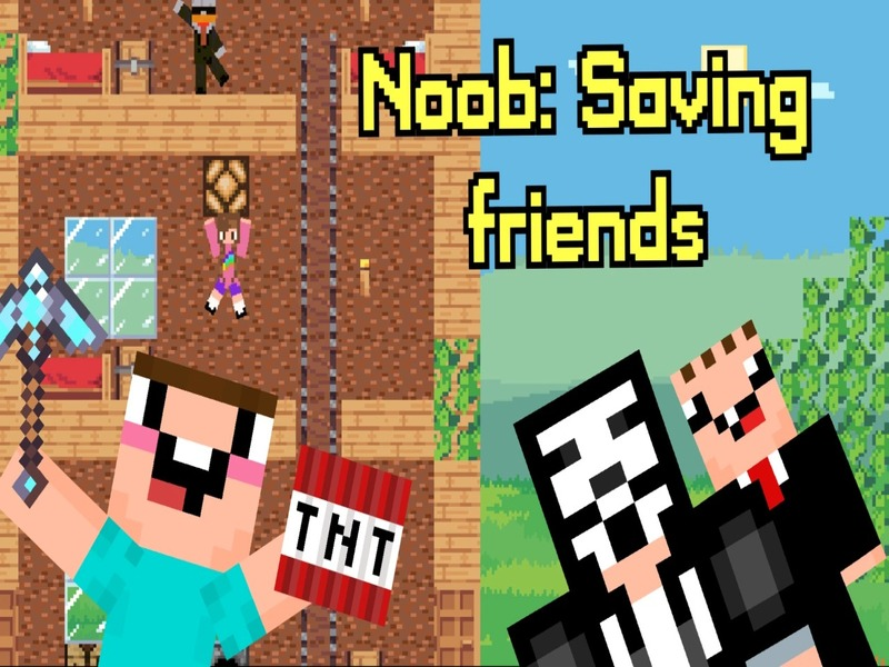 Παιχνίδι Noob: Εξοικονόμηση φίλων σε απευθείας σύνδεση