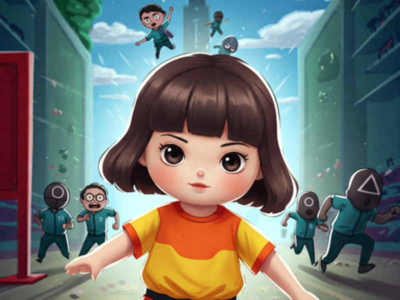 Παιχνίδι Squidgame. IO σε απευθείας σύνδεση