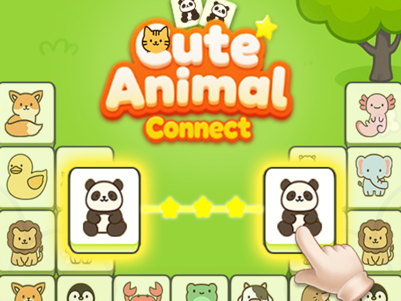 Παιχνίδι Cute Critters Connect σε απευθείας σύνδεση