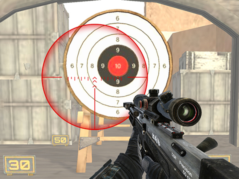 Παιχνίδι 3D FPS στόχος σκοποβολής σε απευθείας σύνδεση