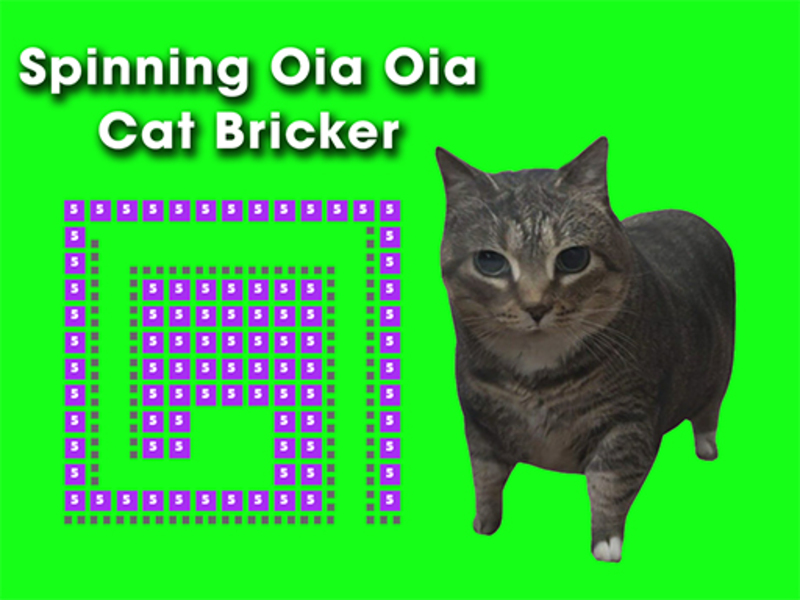 Παιχνίδι Περιστρέφοντας το uia uia cat bricker σε απευθείας σύνδεση