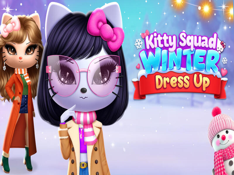 Παιχνίδι Kitty Squad χειμερινό ντύτα σε απευθείας σύνδεση