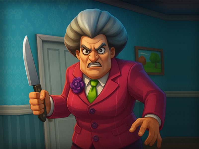 Παιχνίδι Scary Teacher 3D επιστροφές σε απευθείας σύνδεση