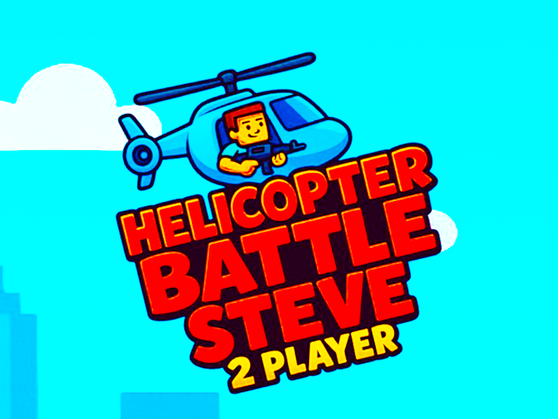 Παιχνίδι Helicopter Battle Steve 2 παίκτης σε απευθείας σύνδεση
