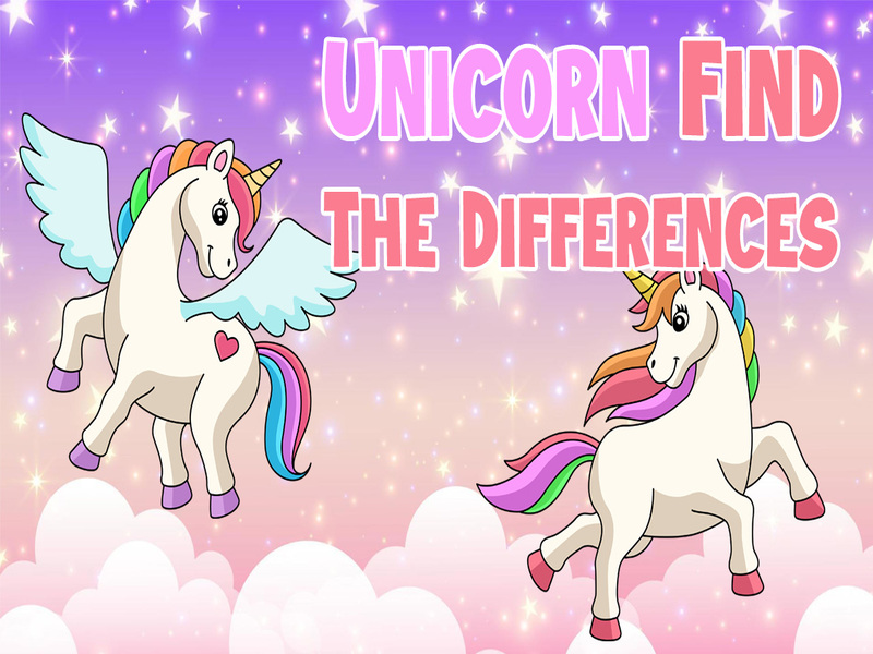 Παιχνίδι Unicorn Βρείτε τις διαφορές σε απευθείας σύνδεση