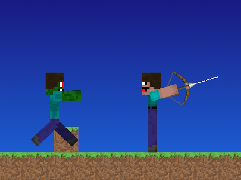 Παιχνίδι Noob vs pro, αλλά τοξότη minecraft σε απευθείας σύνδεση
