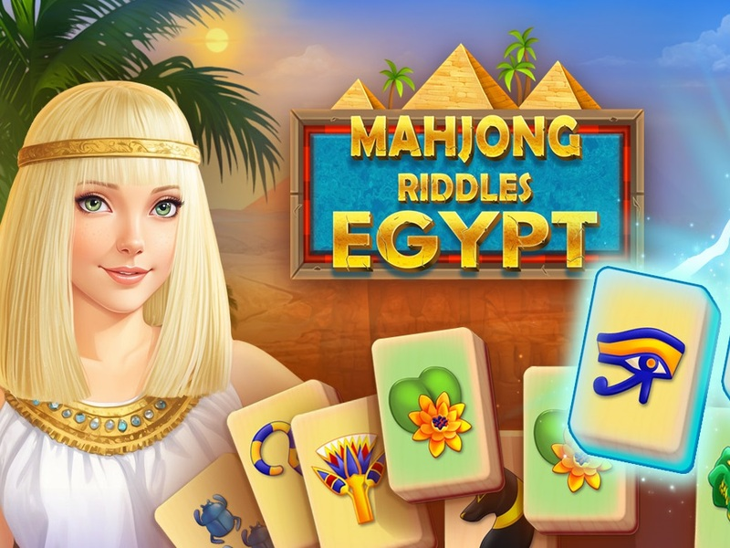 Παιχνίδι Mahjong Riddles: Αίγυπτος σε απευθείας σύνδεση